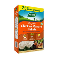 Westland Chicken Manure Pellets 2.25Kg + 25% Extra free
